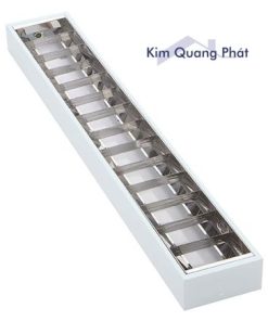 Máng đèn nổi xương cá phản quang 1 bóng 1m2