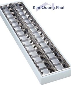 Máng đèn nổi xương cá phản quang 2 bóng 1m2