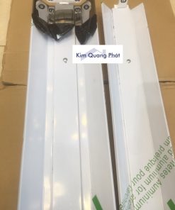 Máng heo đơn đôi chóa inox phản quang 1m2, 0,6m