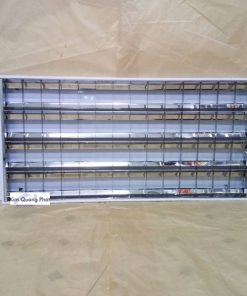 Máng đèn âm trần xương cá phản quang 4 bóng 1m2